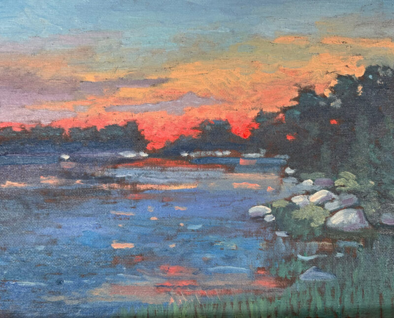 Artwork Daves Pond by Alice Ingraham