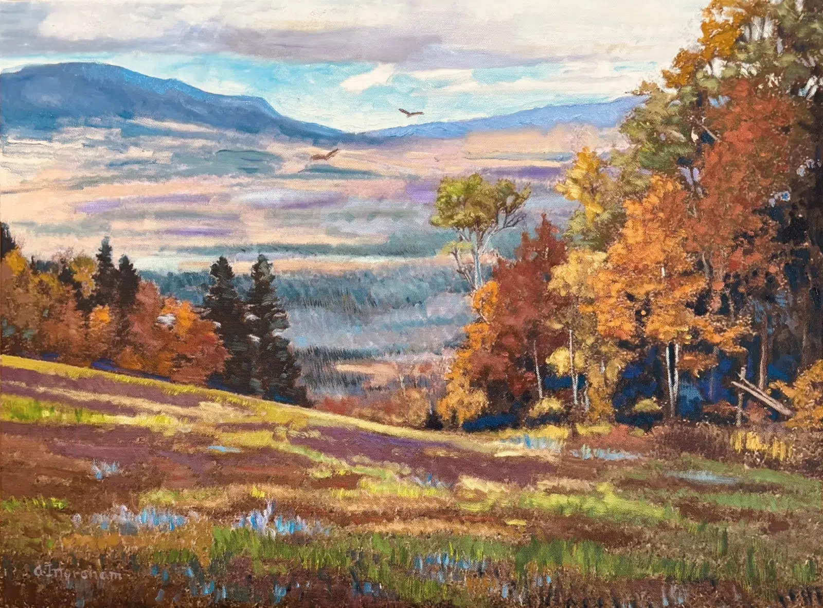 Magnificent Visa artwork by Maine Artist Alice Ingraham