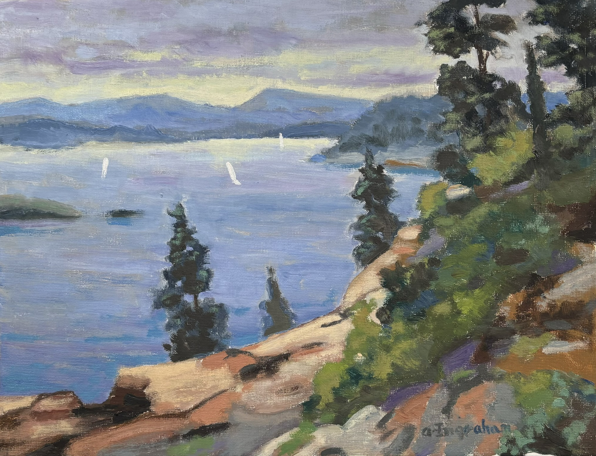 Maine Coast artwork by Maine Artist Alice Ingraham