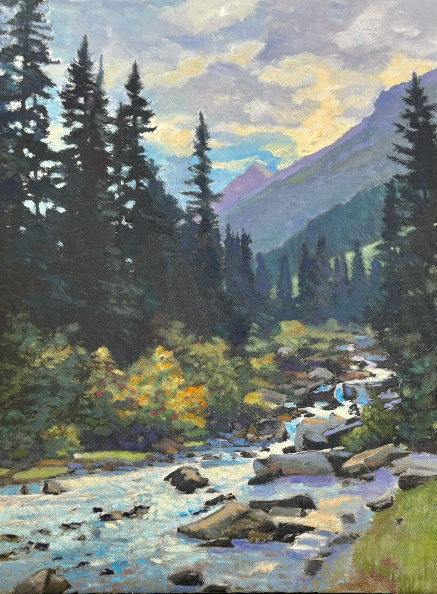 Meandering artwork by Maine Artist Alice Ingraham